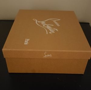 Christan Louboutin box and 1 set of dust bags